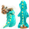 Halloween Costume for Pet Dog Cat Dinosaur Plush Hoodies Animal Fleece Jacket Coat Warm Outfits Clothes for Small Medium Dogs Cats Halloween Cosplay Apparel Accessories (Medium, Green)