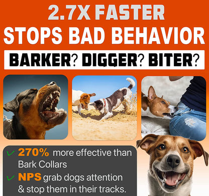 Dog Bark Deterrent Devices | Professional anti Barking for Dogs Ultrasonic Tool | No Need to Yell or Swat, Point to a Dog, Hit the Button | for Dog Training, Alternative to Dog Shock Bark Collar