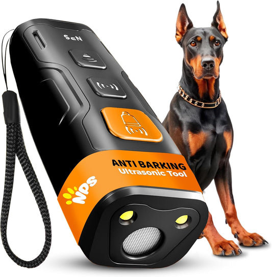 Dog Bark Deterrent Devices | Professional anti Barking for Dogs Ultrasonic Tool | No Need to Yell or Swat, Point to a Dog, Hit the Button | for Dog Training, Alternative to Dog Shock Bark Collar